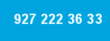 927 222 36 33 927 222 36 33